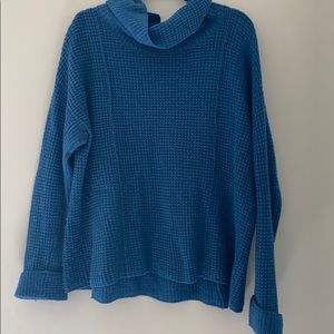 Free People Blue Sweater
